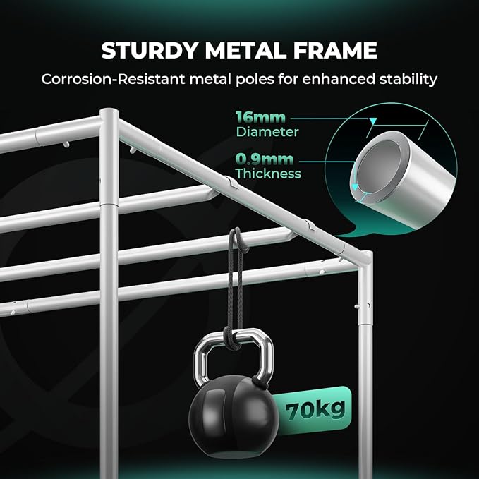 Mars Hydro 3x3 Smart Grow Tent Kit Complete System,FC-E3000 APP Control Dimmable 1184Pcs LED Grow Light,1680D High Reflective Mylar,with Smart WiFi Control Ventilation System,10 Speed Clip Fan
