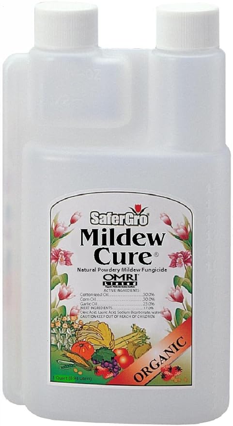 SaferGro Mildew Cure, Organic Fungicide, 32 oz Concentrate