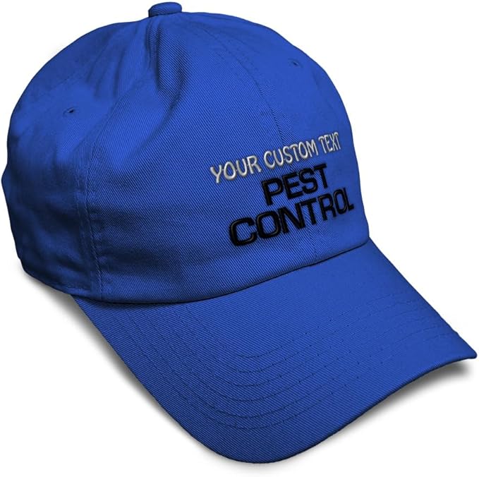 Custom Soft Baseball Hat Embroidered Dad Hat Pest Control Occupation B Embroidery Men & Ladies Baseball Cap