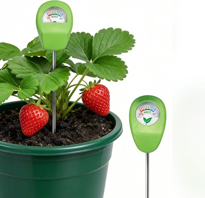 Soil Moisture Meter for Plants, Hygrometer Sensor Water Monitor, Indoor/Outdoor Garden Tester, No Battery Required