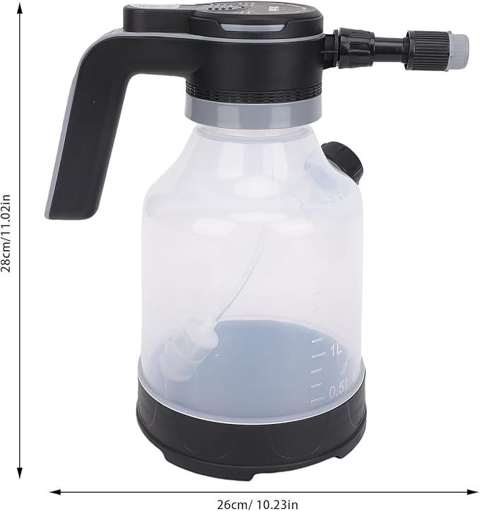 MAVIS LAVEN Electric Plant Spray Bottle, Rechargeable 3L Garden Sprayer with 360° Rotating Nozzle 2 Spray Modes for Plants Pet Cooling Humidifying