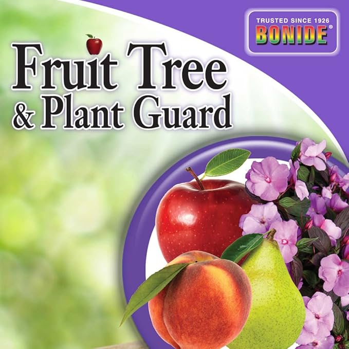 Bonide Fruit Tree & Plant Guard, 64 oz Concentrate, Multi-Purpose Fungicide, Insecticide and Miticide for Home Gardening