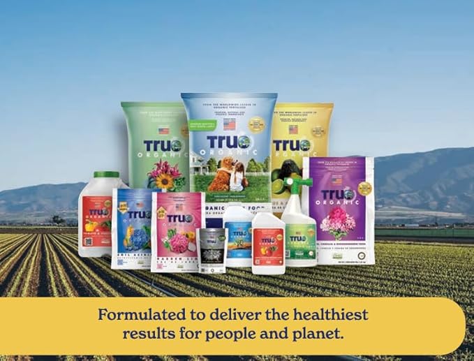 True Organic All Purpose Plant Food Granular Fertilizer 12 lbs - CDFA, OMRI Listed for Organic Gardening NPK 5-4-5 (Pack of 2)