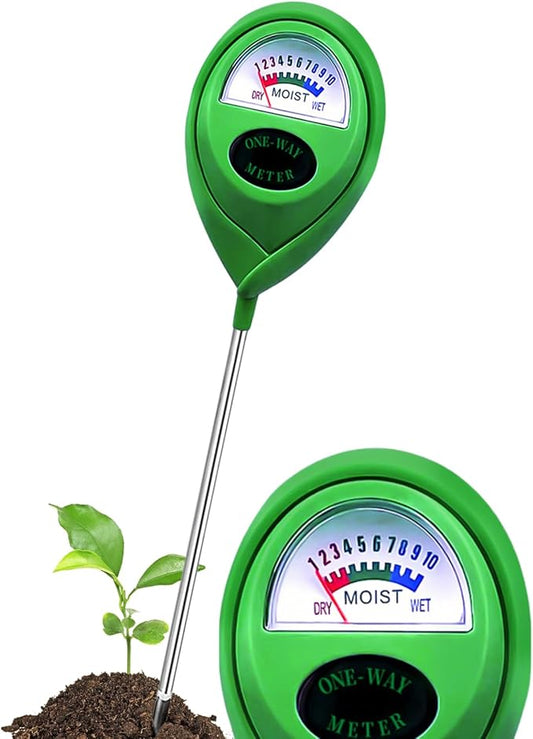 Soil Moisture Meter Tester for Plants, Soil Moisture Monitor for House Plants, Plant Water Meter Indoor & Outdoor Use, Hygrometer Sensor for Gardening, Farming, No Battery Required