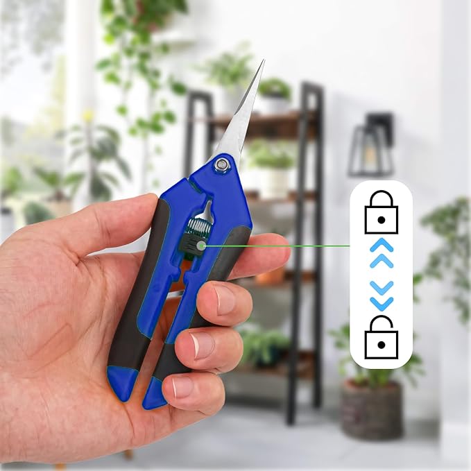 15 Pack 6.5 Inch Garden Pruning Scissors, Hand Pruner with Stainless Steel Blades, Sharp Point Gardening Shears Cutter, Gardening Pruning Shear, Supplies & Accessories(Blue)