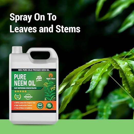100% Pure Cold-Pressed Neem Oil – Multi-Purpose Natural Neem Oil Extract (8OZ)