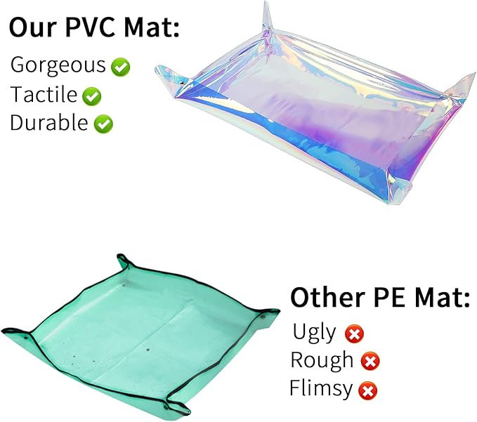 Repotting Mat for Indoor Plants Iridescent Plant Potting Mat Waterproof Potting Repotting Tray Gardening Gifts Mat Cactus Succulent,Orchid Potting Soil Mix Mess Control, 25.6" Garden Tool, Pots Mat
