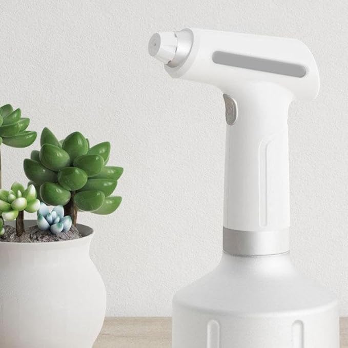 Electric Plant Spray Bottle Automatic Watering USB Garden Tool, 900ML White