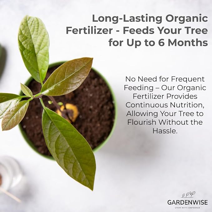 GARDENWISE Avocado Tree Soil – Premium Organic Potting Mix for Avocado Trees | Tailored pH & Organic Nutrients | Fast-Draining & Moisture-Retaining | Indoor & Outdoor Use (3 QUARTS)