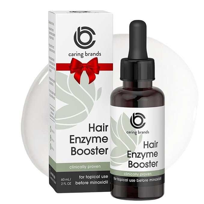 Hair Growth Booster for Women and Men, Hair Enzyme Booster, Scalp Serum for Overall Hair Care, Supports Hair Regrowth & Hair Loss (1-Pack)