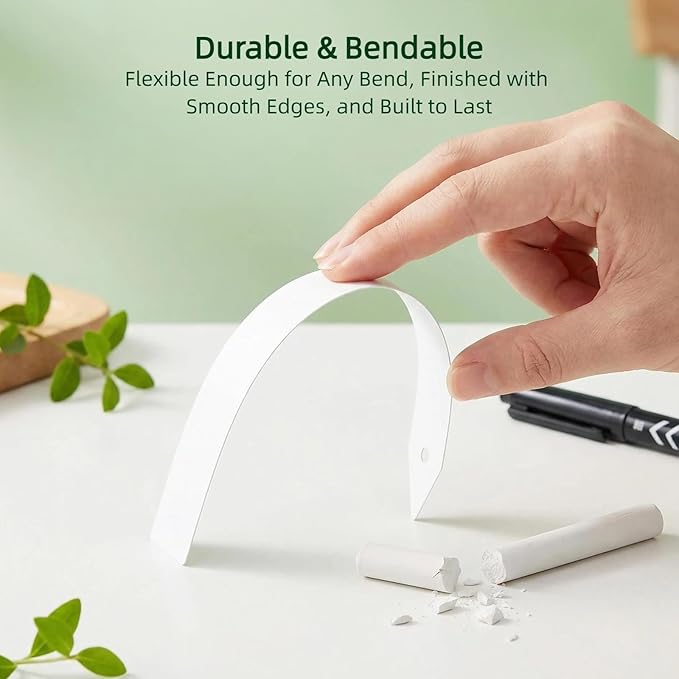 100PCS 2-in-1 Plastic Plant Labels with Permanent Pen, 4" x 0.8" Waterproof Garden Markers Seed Tags, Reusable PVC Plant Tags for Outdoor Indoor Gardening Greenhouse Vegetable