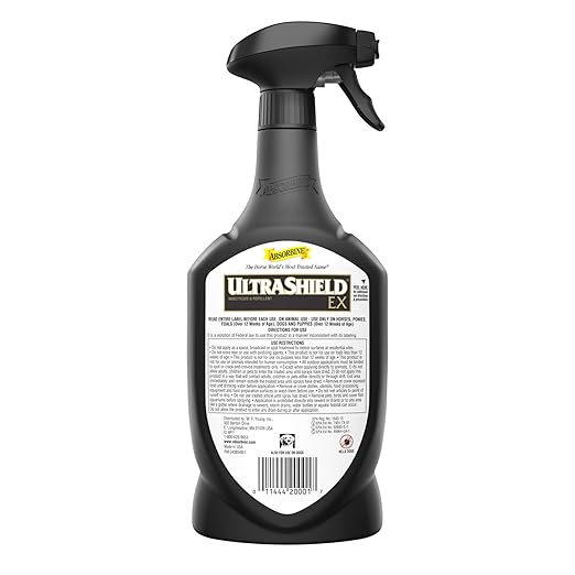 Absorbine UltraShield EX 32oz Sprayer Insecticide, Kills & Repels Flies, Mosquitoes, Ticks, Fleas, Lice, Use on Horses, Dogs, Premises