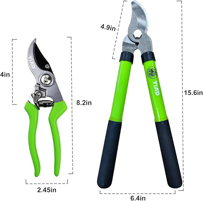 Pruning Shears for Gardening, Heavy Duty Garden Shears Branch Cutter Tree Branch Cutter Loppers for Gardening Multi Purpose Garden Pruners for Women Yard Work, Flower Arranging Plant Care