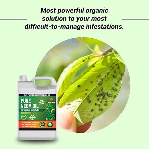 100% Pure Cold-Pressed Neem Oil – Multi-Purpose Natural Neem Oil Extract (8OZ)