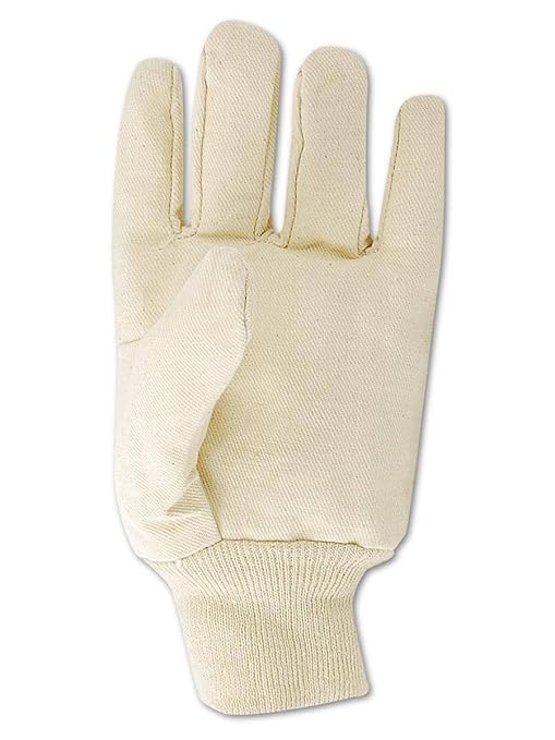 MAGID MultiMaster Lightweight Cotton Canvas Gloves, 24 Pairs, Size Men's (Fits Large) (T83)
