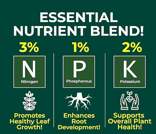 Gardenera Proffesional Jade Plant Spray Fertilizer Mist for Home Gardening | 3-1-2 Gentle Blend Mist for Healthy Leaves & Growth | Essential Nutrients for Jade Plants - 8oz