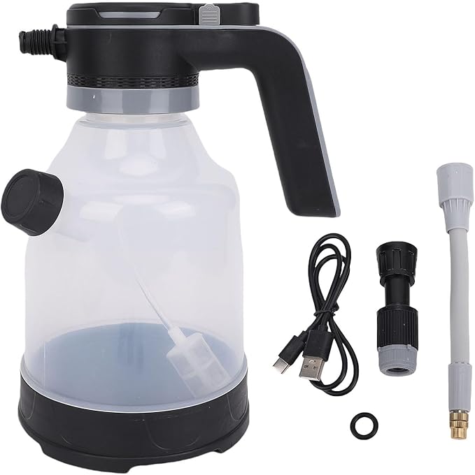 MAVIS LAVEN Electric Plant Spray Bottle, Rechargeable 3L Garden Sprayer with 360° Rotating Nozzle 2 Spray Modes for Plants Pet Cooling Humidifying
