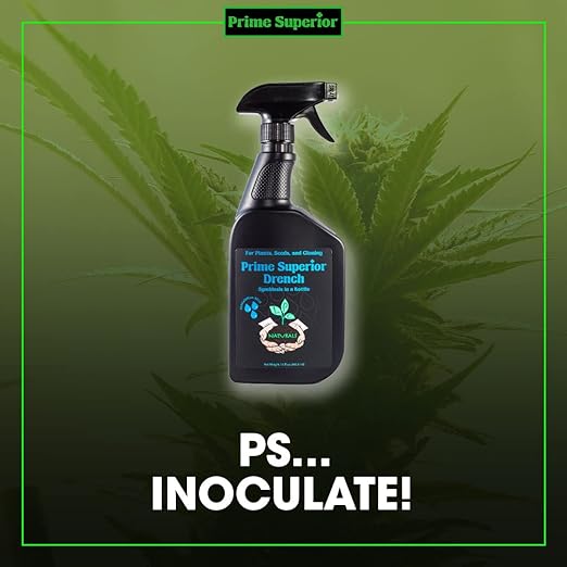 Drench Spray (15 fl.oz) – Plant inoculant & Growth Stimulant. Safe for Family, Pets & Environment. Organic Compliant for Vegetable Gardens, lawns, & House Plants. Indoor & Outdoor use.