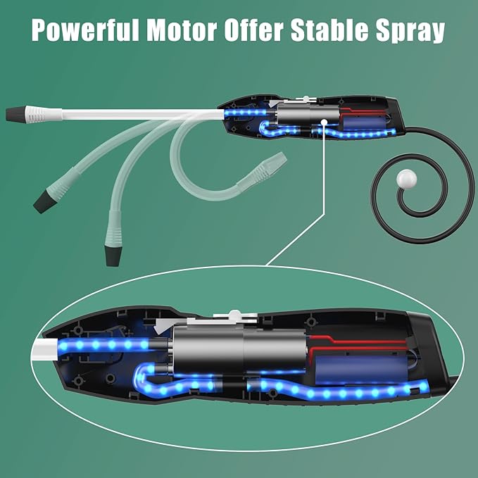 Electric Garden Sprayer 5L/1.35 Gallon Water Bag, Rechargeable Battery Powered Pump Sprayer with Adjustable Nozzle, Automatic Plant Mister, Indoor Watering Can and Outdoor Yard Lawn Garden Sprayer