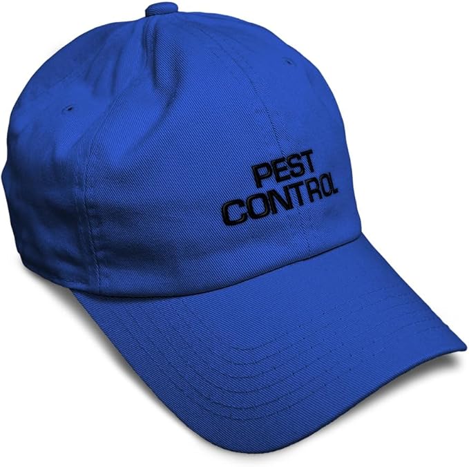 Custom Soft Baseball Hat Embroidered Dad Hat Pest Control Occupation B Embroidery Men & Ladies Baseball Cap