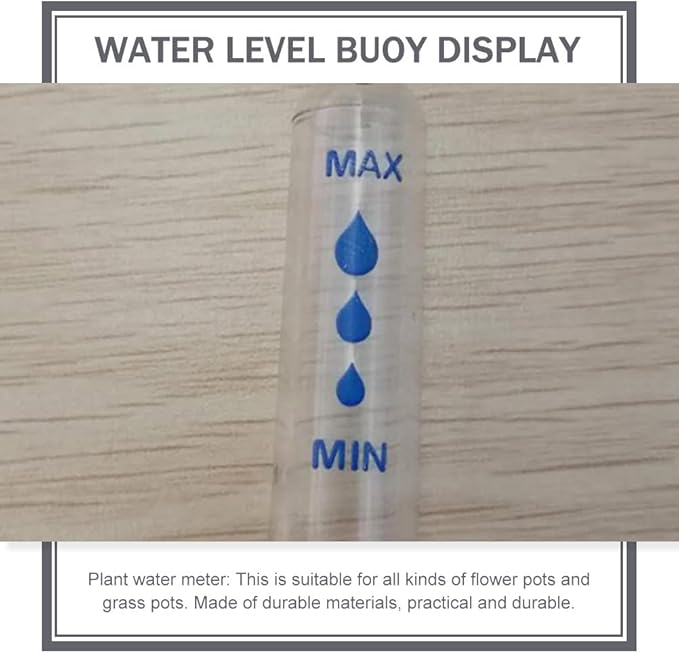YARNOW 8 pcs Plant Meter Level Indicator Buoy Water Reminder Potted Indicators for Floating Gauges Display Ml Cm Hydrometer Gauge Gardening Reminders Float Pot Garden Moisture