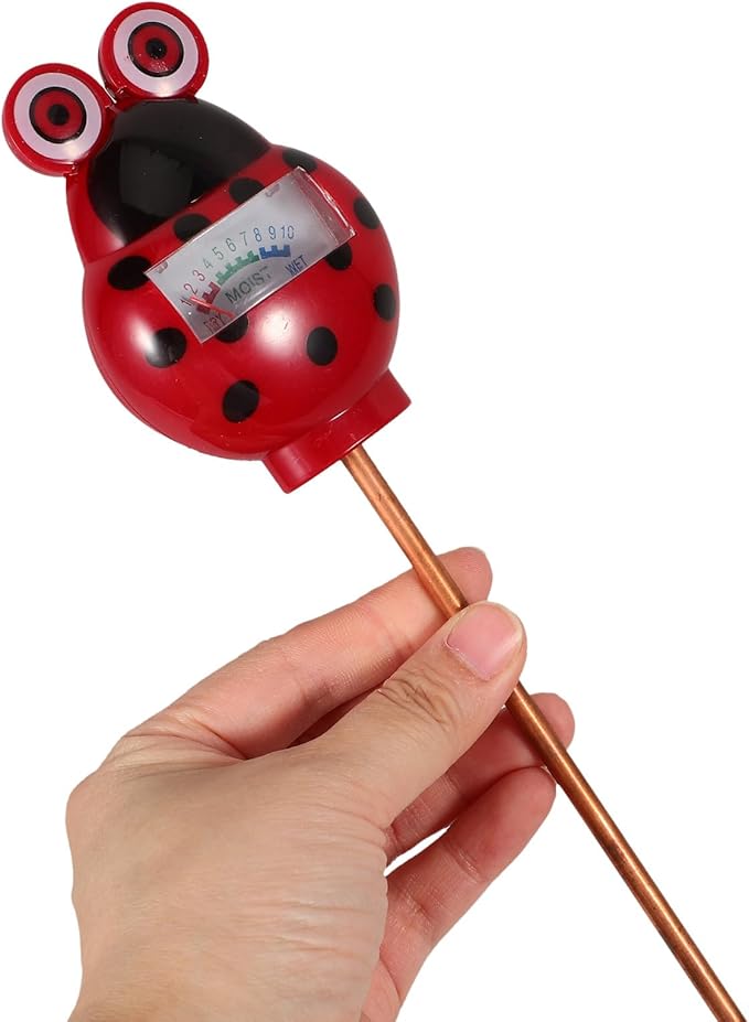 Veemoon Garden Soil Moisture Tester and Plants Moisture Meter Portable Single-Needle Soil Sensor for Indoor Outdoor Gardening with Beetle-Shaped Design