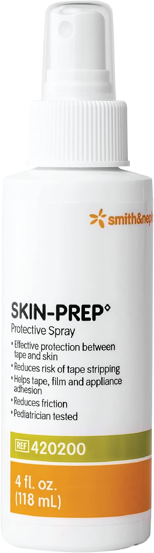 Smith & Nephew SW420200 Skin-PREP Spray, Protective Dressing Spray, Skin Barrier Film, Contains Alcohol, 4 Ounces