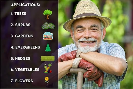 Gardenera 6-6-6 All Purpose Professional Garden Fertilizer - Provide Essential Nutrition for a Thriving Garden - 20 QUARTS
