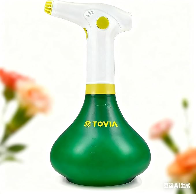 T TOVIA: Garden Sprayer 1 Liter USB-C Battery Spray Bottle Powered Electric, Rechargeable, Portable Garden ， Plant Mister Spray Bottle ， Outdoor and Indoor Plants,Cleans and Gardens, Handheld Powered