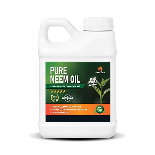 Ready-to-Use Concentrate Neem Oil - 100% Pure & Natural | Ready to Mix | Just Add Water (1 Gallon)