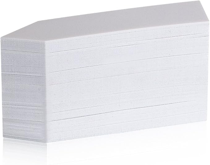 KINGLAKE 1000 Pcs 4 Inch Plant Tags Garden Nursery Labels Plastic Pot Labels White,Box of 1000