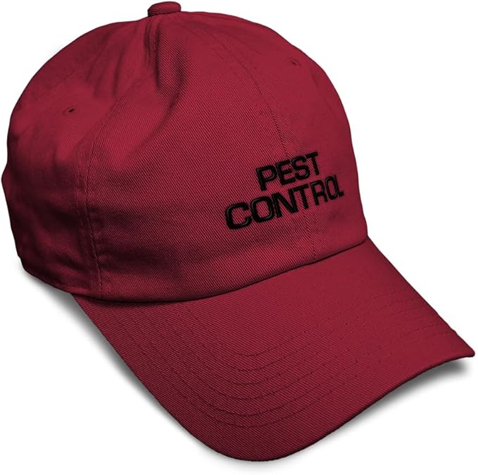 Custom Soft Baseball Hat Embroidered Dad Hat Pest Control Occupation B Embroidery Men & Ladies Baseball Cap