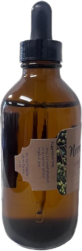 Neem Oil for Skin Care and Plant Care, Azadirachtin, 4 Fl Oz