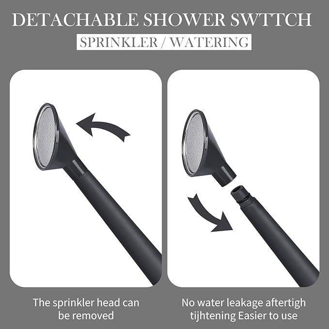 2 Gallon Watering Can for Indoor Plants, Garden Watering Cans for Outdoor Plant House Flower, Modern Plant Watering Can Large Long Spout with Sprinkler Head
