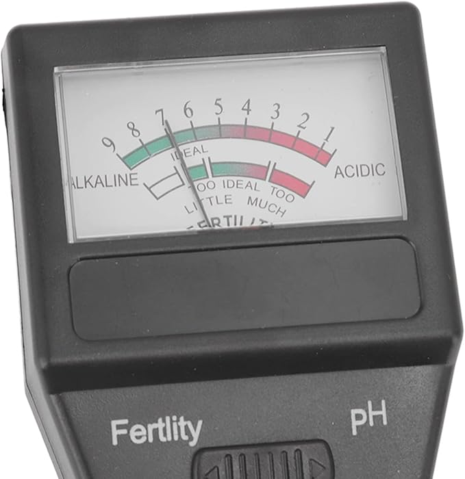 aqxreight 2 in 1 Soil Meter Fertility Tester with 3 Probes ABS Soil Meter Garden Supplies Fit for Home Garden Lawn Farm Indoor and Outdoor Use