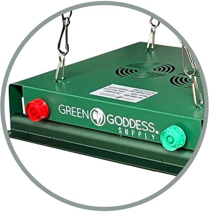 Green Goddess Supply ATS-42 Dual Light Grow Tent System 48" x 24" x 72" with Free Phone/Online Support and Our Own Simplified Grow Protocol, with Super Thick 2000D Fabric