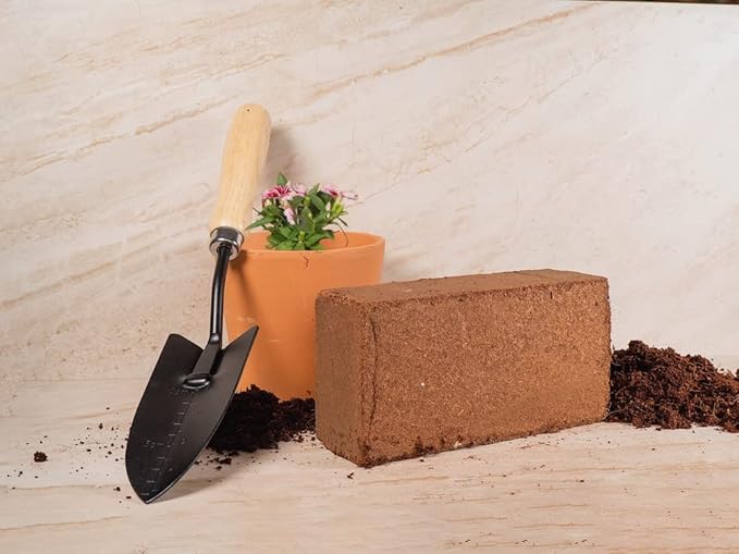 Coco Coir for Plants 3-Pack – 2.4 Gallons Compressed Coconut Coir Bricks, 10 lb. Organic, Low EC, pH Balanced Coco Peat for Indoor & Outdoor Gardening, Potting Soil, Indoor Plant Soil
