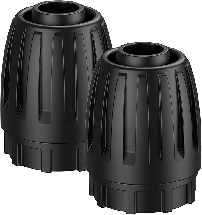 Pawfly 10 Pcs 1/2" Irrigation End Cap for 1/2" Irrigation Tubing (1/2" ID x 0.64" OD), 1/2" Drip Irrigation Fittings with Lock Nuts, Barbed Drip Tubing Connectors for Garden Irrigation System