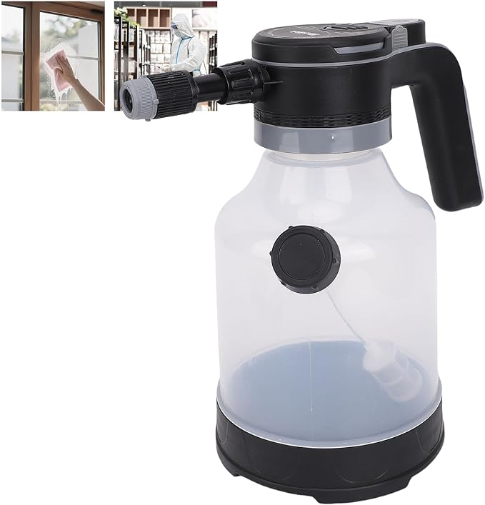MAVIS LAVEN Electric Plant Spray Bottle, Rechargeable 3L Garden Sprayer with 360° Rotating Nozzle 2 Spray Modes for Plants Pet Cooling Humidifying
