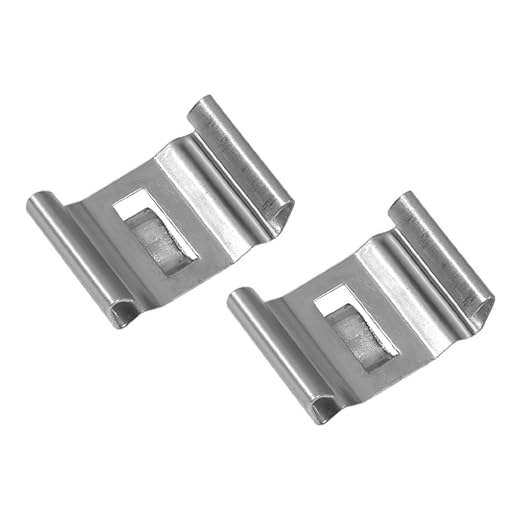 SUNPACK Hanging Metal S Clips, Silver (2 Per Pack) - Made for Hanging LED or T5 Grow Lights, Use for Greenhouses or Indoor Gardening