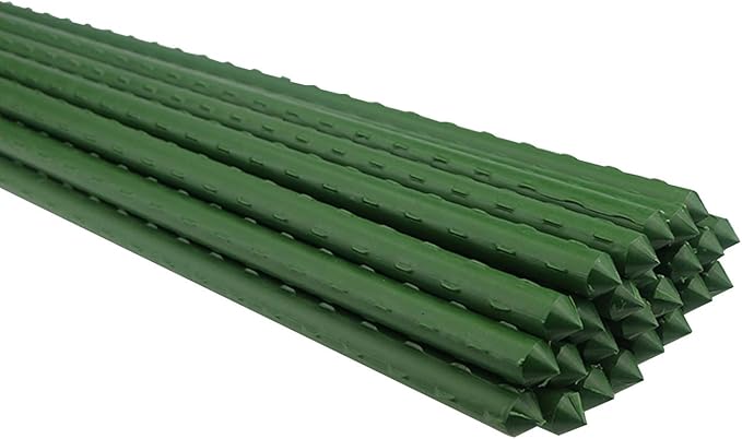 Sunnyglade 50PCS 48” Plant Stakes Garden Tomato Sticks Plant Stakes & Supports for Potted Plants