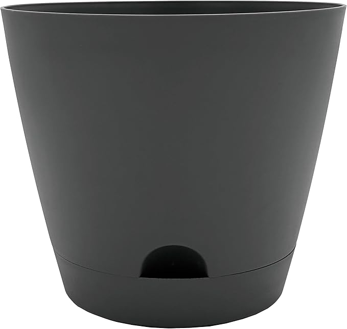 Classic Home and Garden Indoor/Outdoor Plastic Tilden Self-Watering Planters, Assorted Sizes (Set of 3)