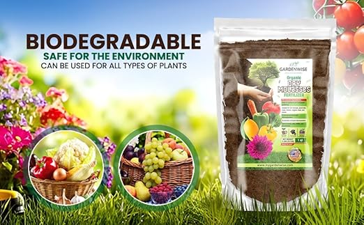 GARDENWISE Organic Molasses for Plants - Horticultural Molasses - Ideal for Traditional & Hydroponic Gardening, for Indoor & Outdoor Plants (3 QUARTS)