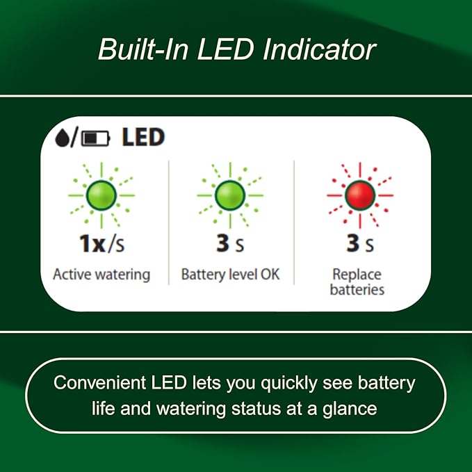 Rain Bird 1ZEHTMRS Simple-Set Hose End Timer, One Zone/Station, Battery Operated, 3/4" Garden Hose Thread, Heavy-Duty Brass Inlet, Dial with Brass Inlet