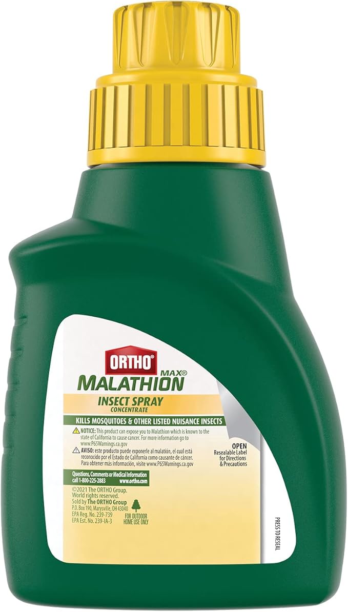 Ortho MAX Malathion Insect Spray Concentrate, 16 oz.