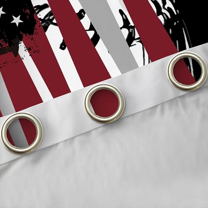 Feelyou Boys Baseball Curtains America Flag Baseball Window Curtains Bedroom Living Room Kids Room Decor Boys Baseball Bat Window Drapes Cool Sports Game Window Treatments 38W X 45L，2 Panels