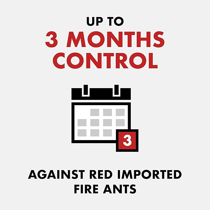 Spectracide Fire Ant Shield Yard Protection Granules 10 Pounds, Pack of 4