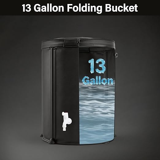 Self Watering System Kits for Plants, with 13 Gallon Bucket and 25W Water Pump, Automatic Watering System for Indoor and Outdoor for Grow Tent, Greenhouse, Lawn