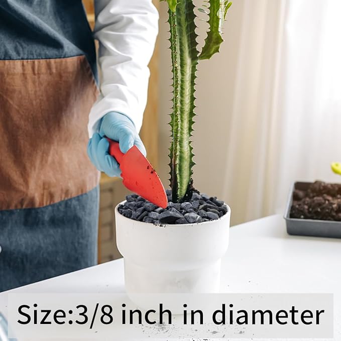 FANTIAN 5lbs Black Pea Gravel, 3/8 Inch Decorative Pebbles Succulent Rocks, Black River Rocks Stones for Planters Vase Landscaping and Outdoor Garden Rock