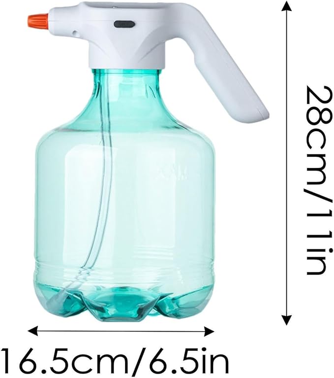 Spray Bottles Mist Sprayer – Electric Mist Sprayer, Transparent Cleaning Tool | USB Rechargeable Container, 3L Multifunction Bottle for Gardening Tasks, Plant Watering, Home Cleaning, Outdoor Use